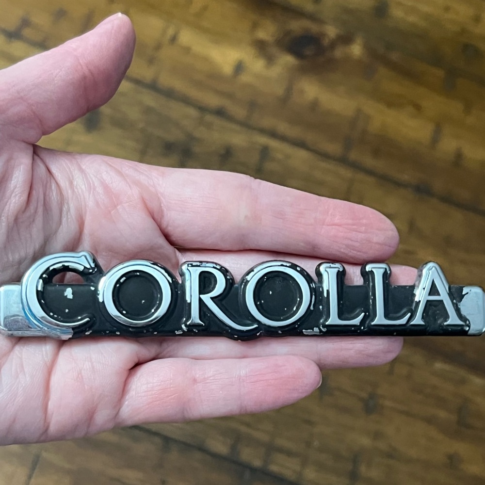 Toyota Corolla Nameplate Logo Emblem